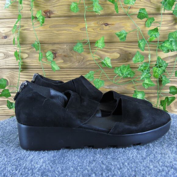 Eileen Fisher Women's Mary Jane Black Leather Sz 8.5 Medium Gently Used 2025 - Picture 3 of 6